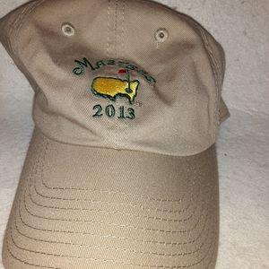 Masters American 2013 Tan Baseball Cap Golf Hat Good Christmas Gift